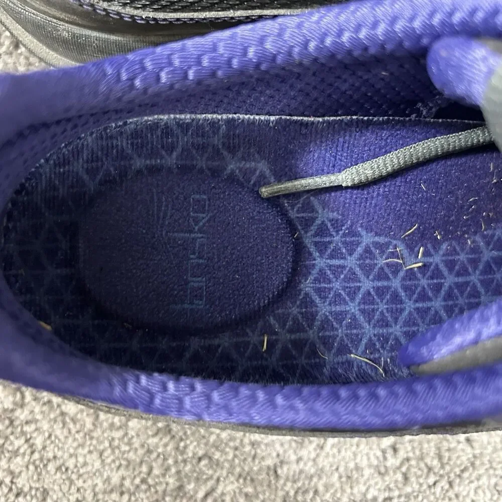 Dansko Sabrina Woman's Sz EU 38 US 7.5 Gray Purple Leather Athletic Shoes Used